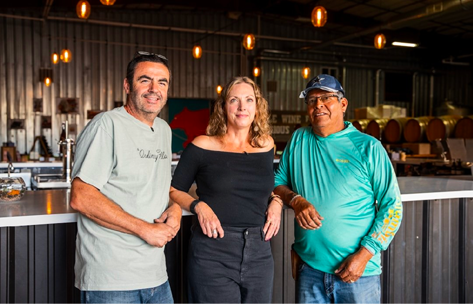 Ben, Karo, and Adan at The Ordinary Fellow